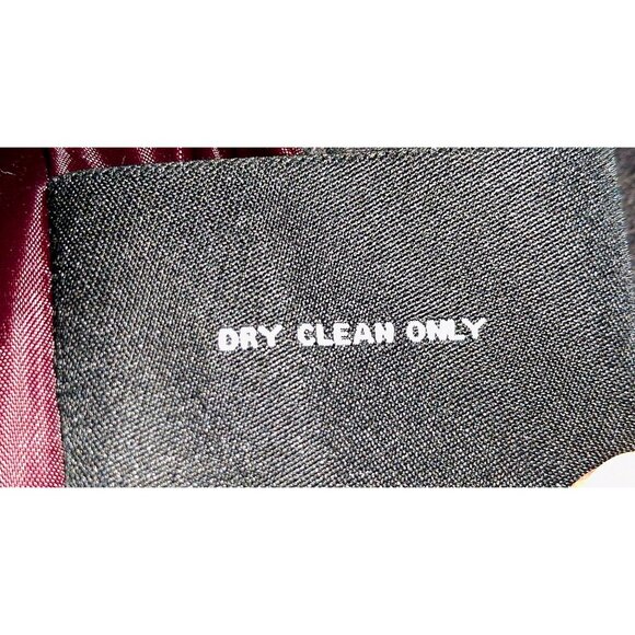 London Fog XL Men's Dark Gray Full-Zip Wool-Blend Bomber Jacket With Stand Colla - Picture 9 of 10